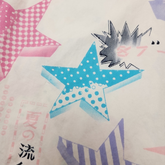 Ichthyosaur Japanese Brand Vintage Shirt Blouse Anime Button Up Single Stitch - Picture 11 of 11